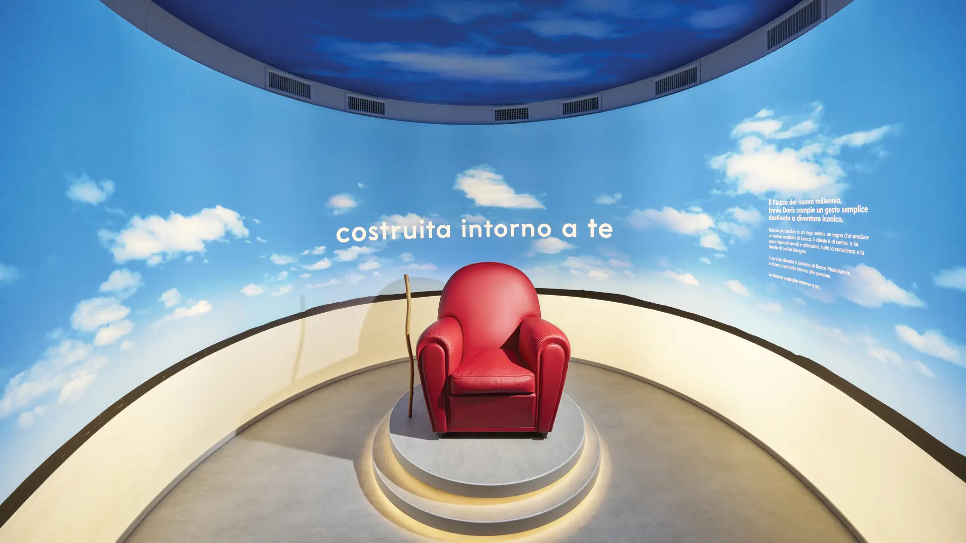 Poltrona del Museo Mediolanum